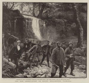 Az új csillagvizsgáló a Mount Wellingtonon, Tasmánia